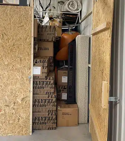 packat förråd